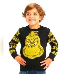 Toddler Grinch Merry Christmas Sweater Size 2T NWT